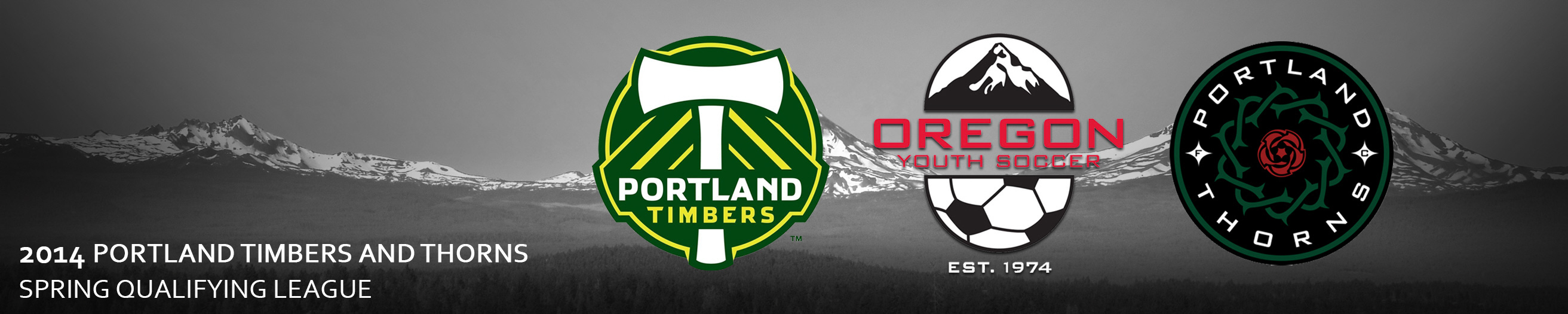 2014 Portland Timbers and Thorns Spring Qualifying League banner